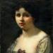 Portrait of young woman,The beautiful brunette